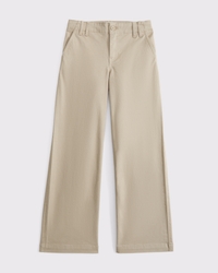 Pantalon d’uniforme fonctionnel large taille haute