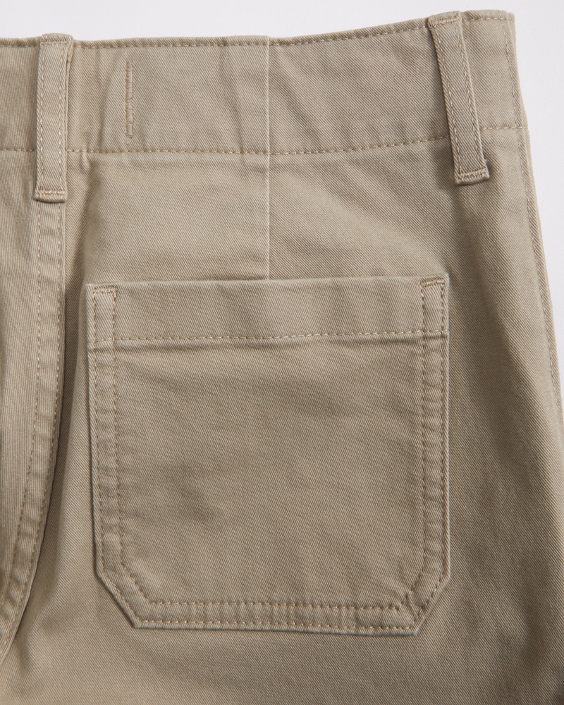 high rise wide leg uniform pants