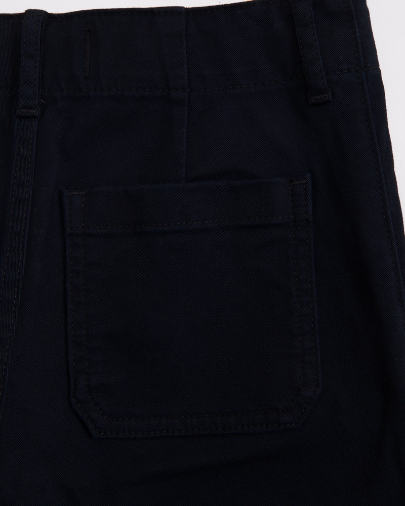 high rise wide leg uniform pants