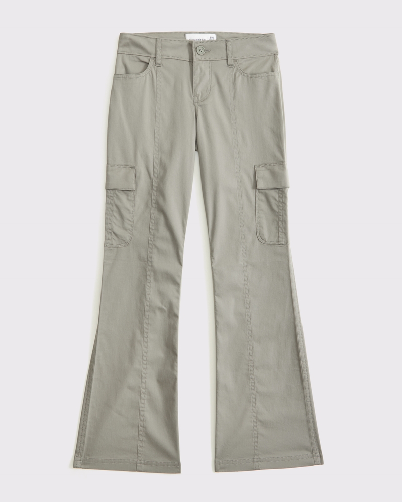 low rise baggy cargo joggers