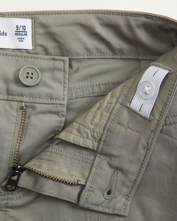 low rise bootcut cargo pants