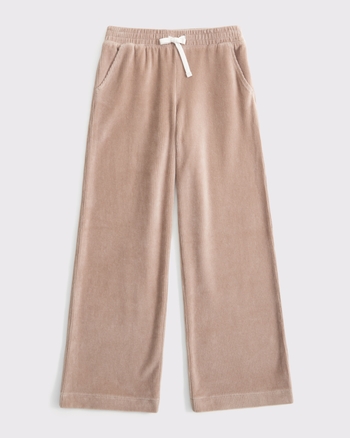 low rise baggy pull-on pants