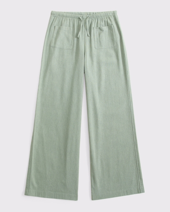 high rise ultra wide leg pull-on pants from Abercrombie & Fitch - $39.95