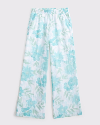 Abercrombie & Fitch ultra wide leg gauze pants