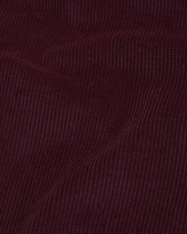 corduroy low rise baggy pull-on pant, Burgundy view 2