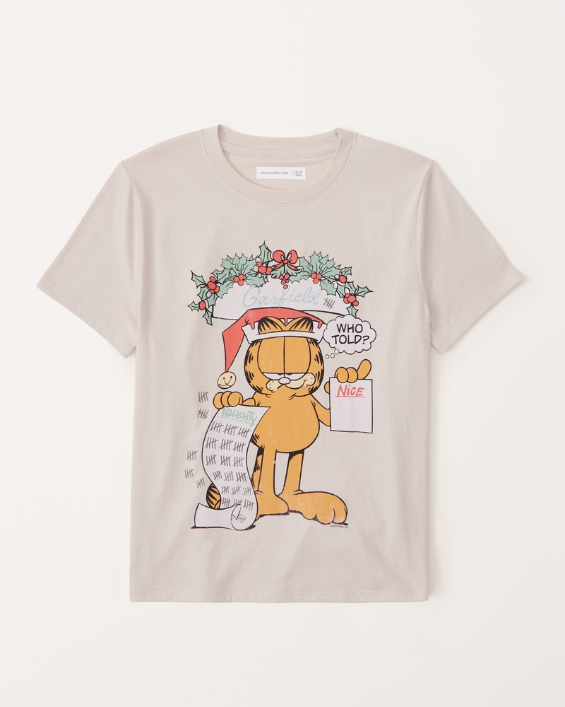 oversized garfield graphic tee