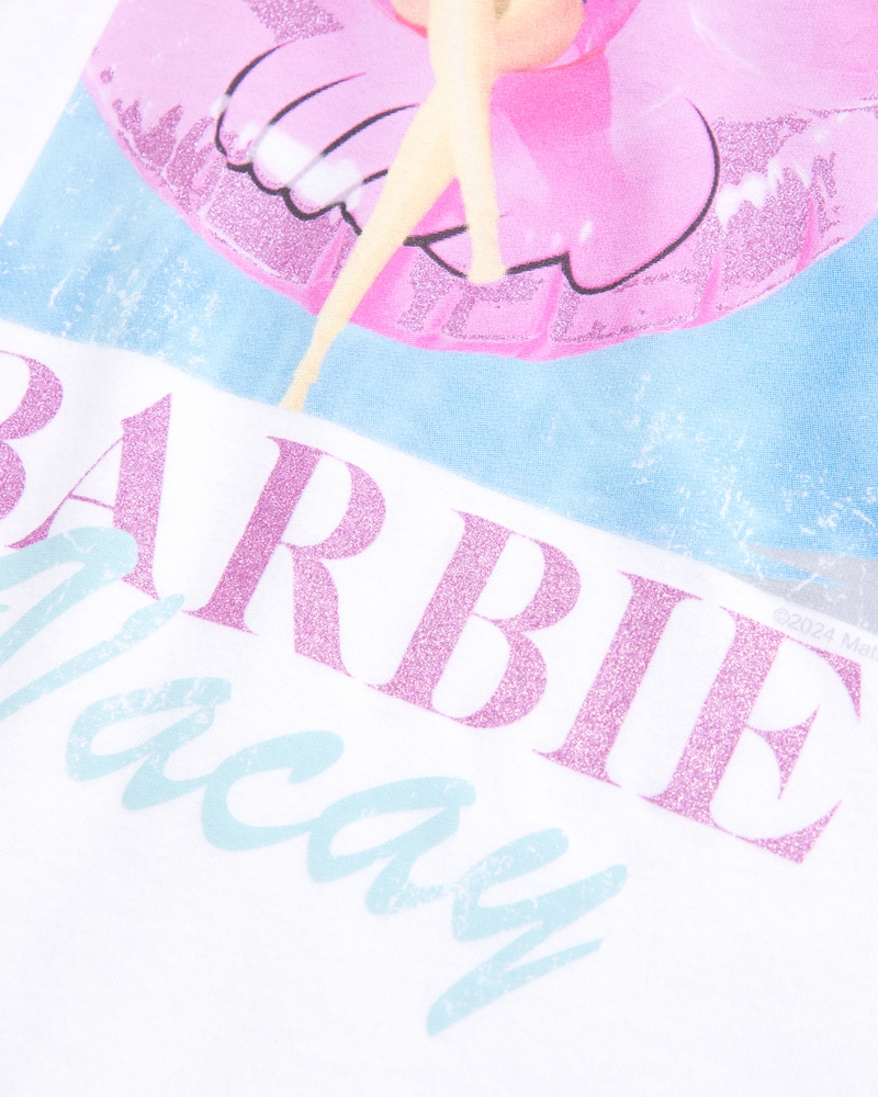 oversized barbie graphic tee