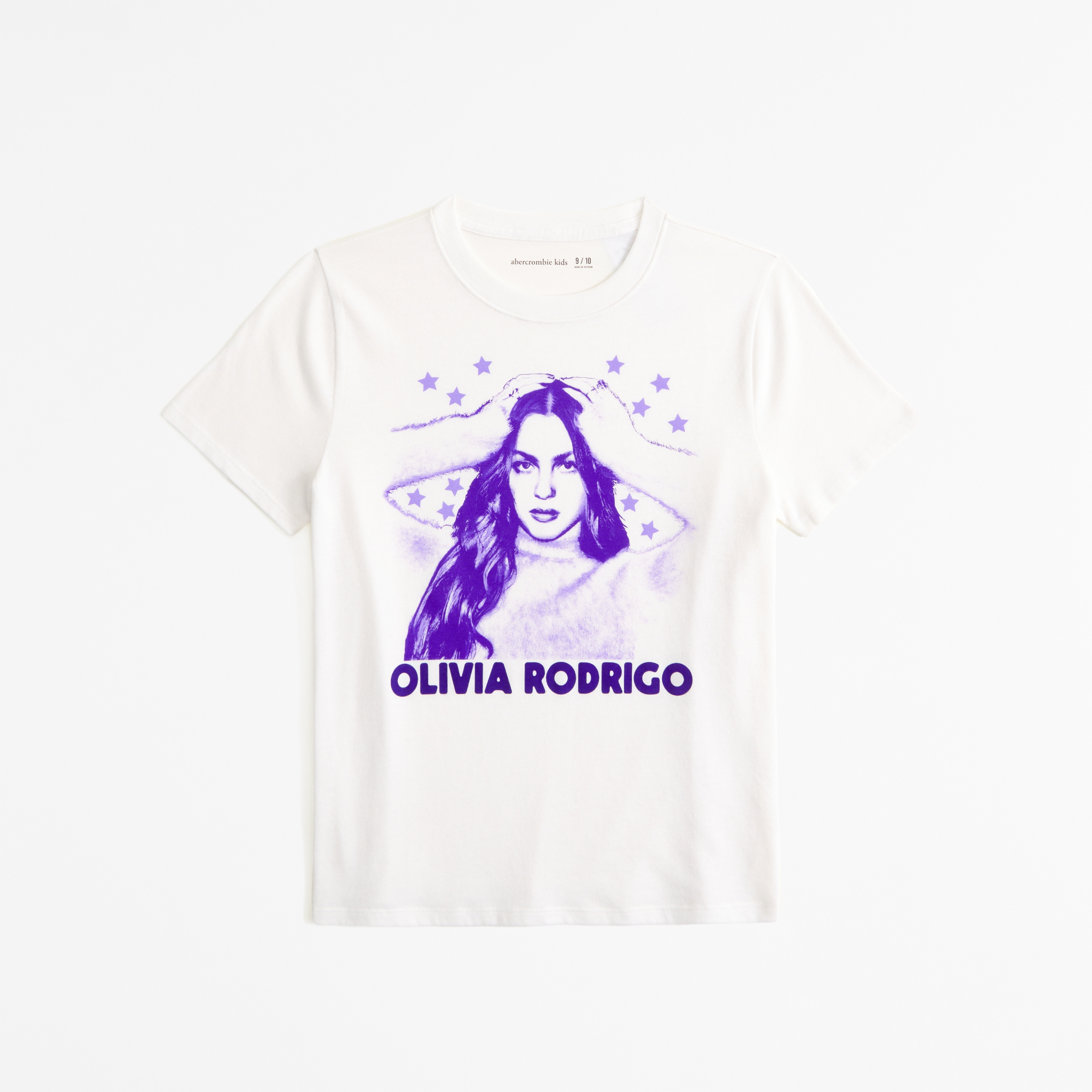 COLLUSION Unisex license festival oversize Olivia Rodrigo long sleeve  t-shirt in white