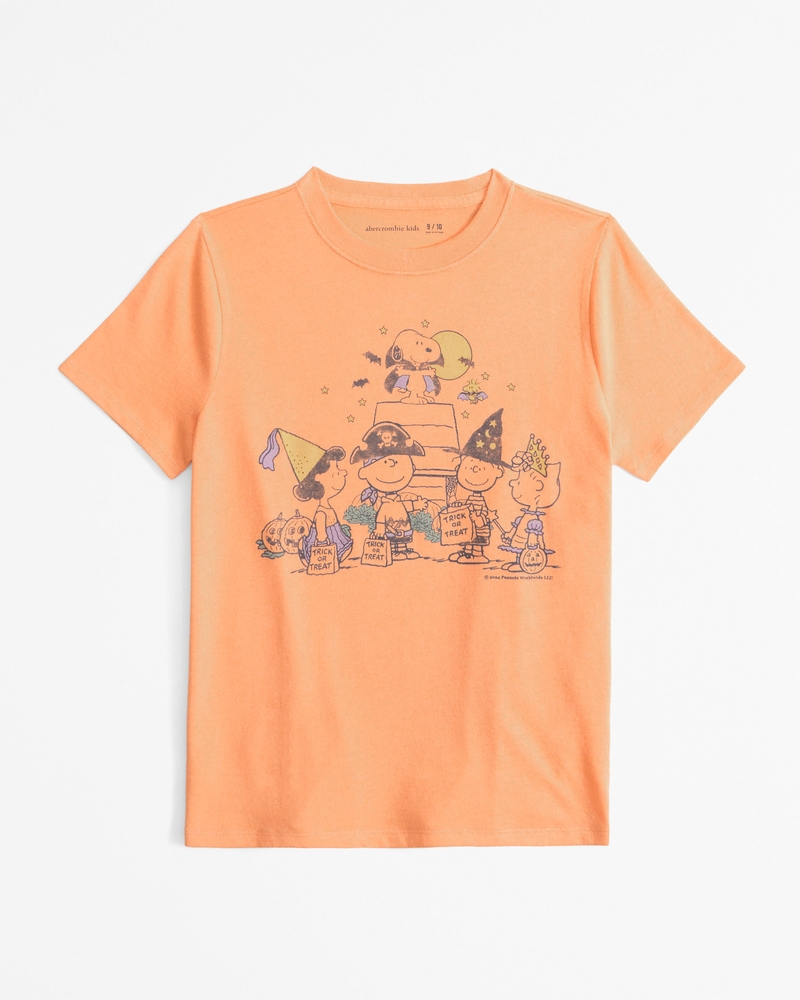 girls oversized snoopy graphic tee | girls clearance