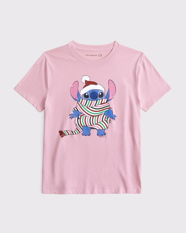 oversized lilo & stitch graphic tee, Peony