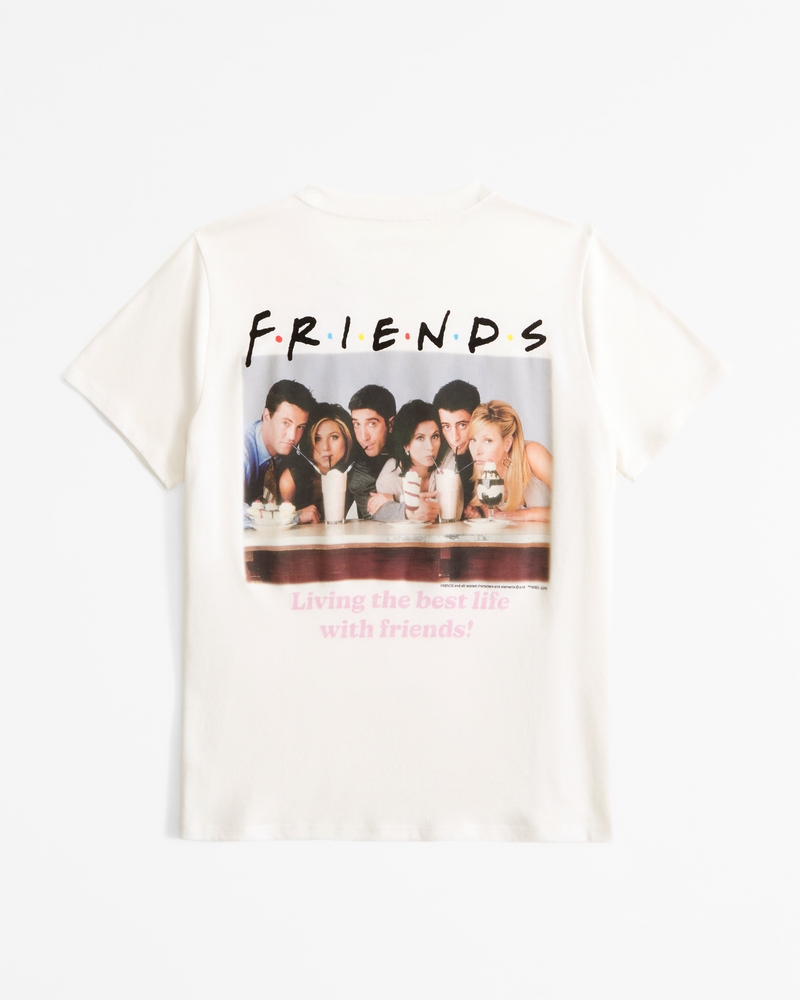oversized friends graphic tee