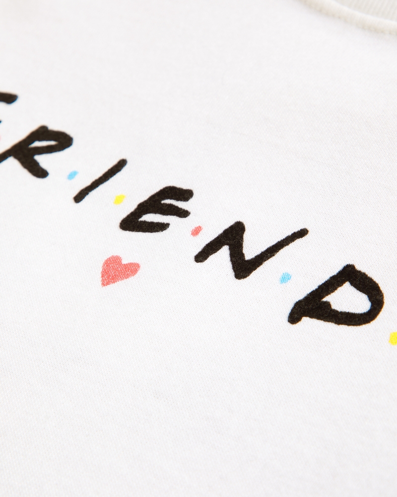 oversized friends graphic tee