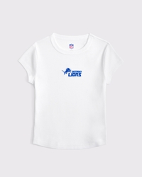 detroit lions graphic baby tee