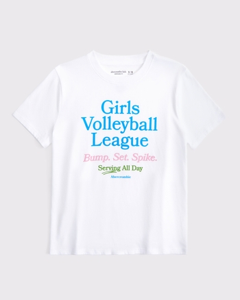 oversized graphic logo tee