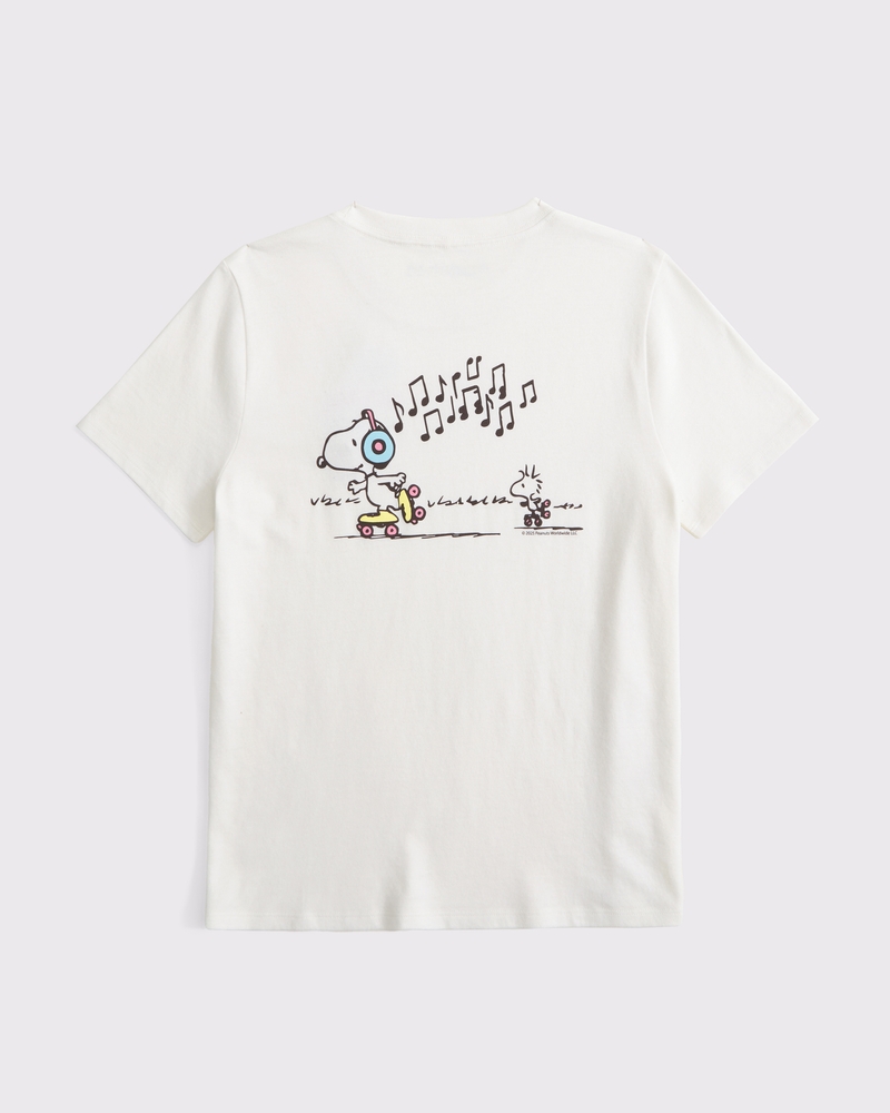 oversized snoopy graphic tee