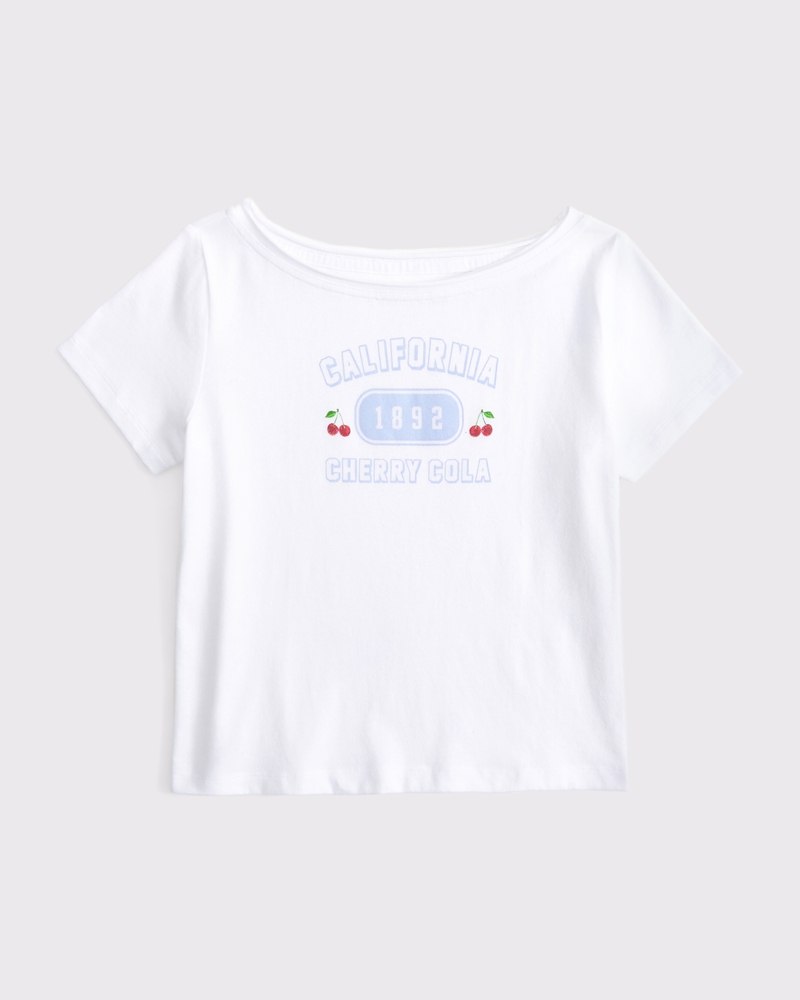 snoopy graphic baby tee