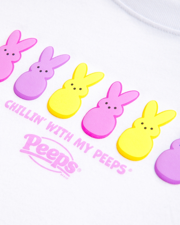 peeps graphic tee, White view 2