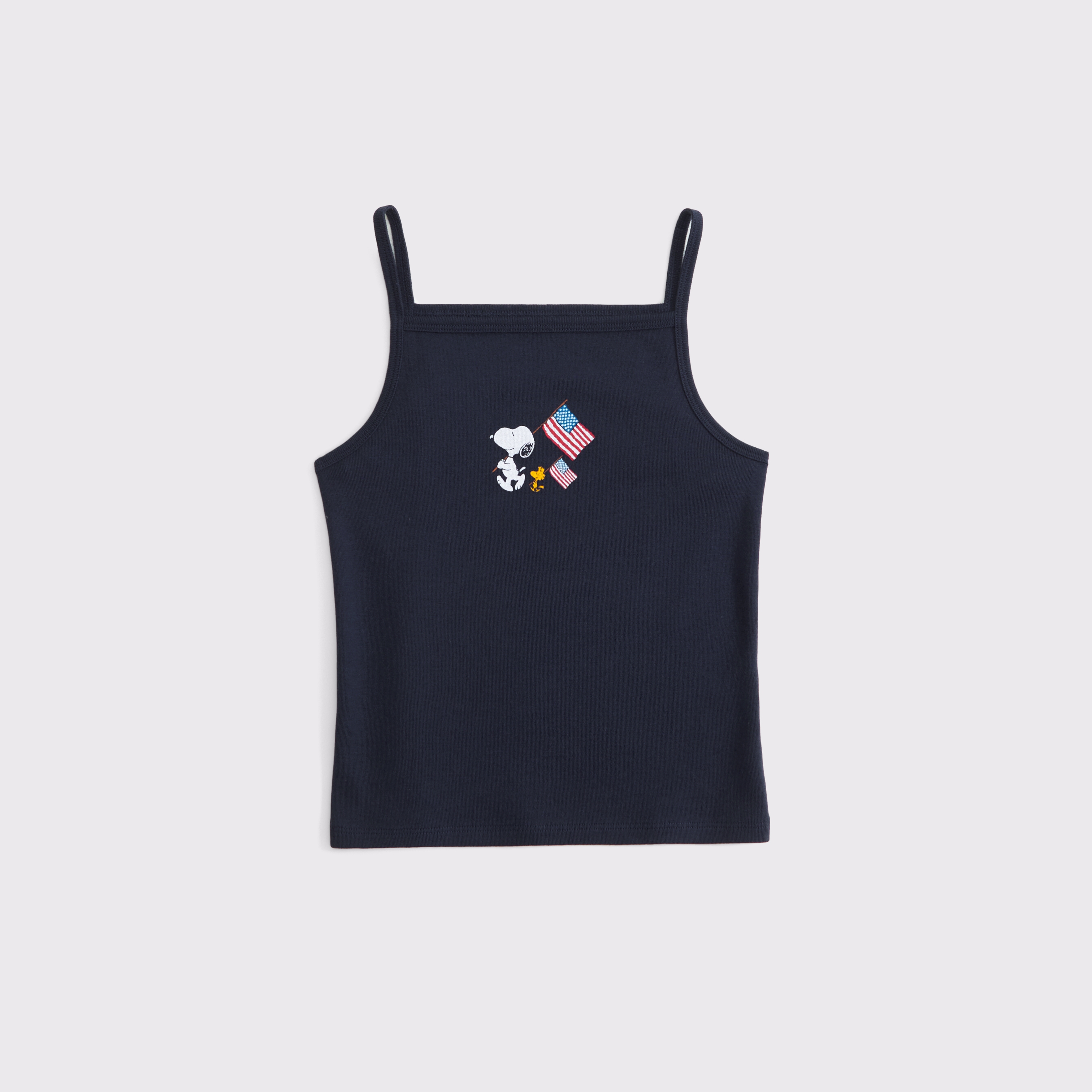 Abercrombie & Fitch Kids' Snoopy Graphic Apron Tank In Blue