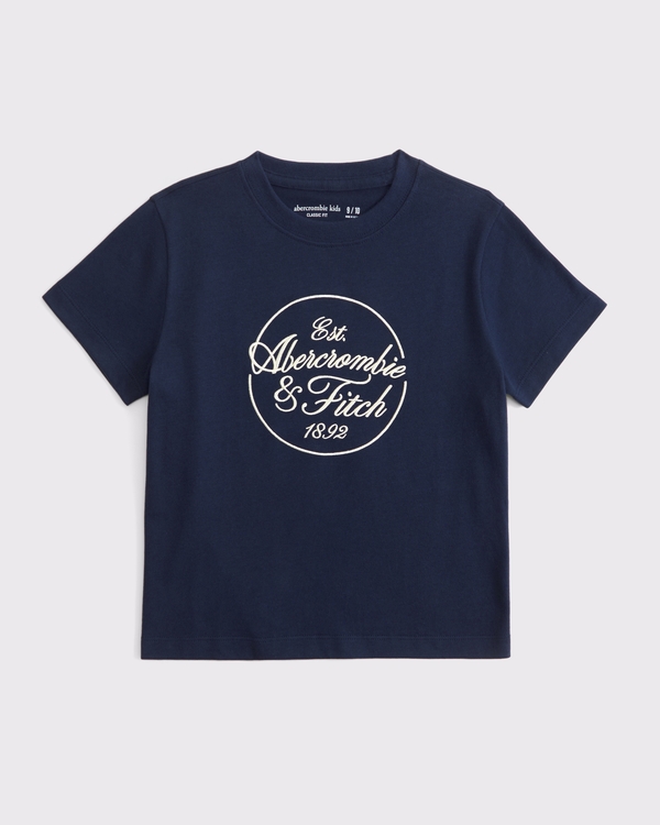 logo tee, Deep Blue view 1