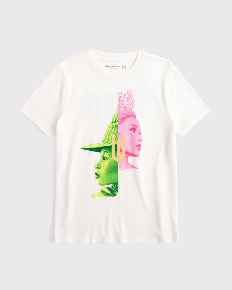 girls oversized wicked graphic tee | girls tops