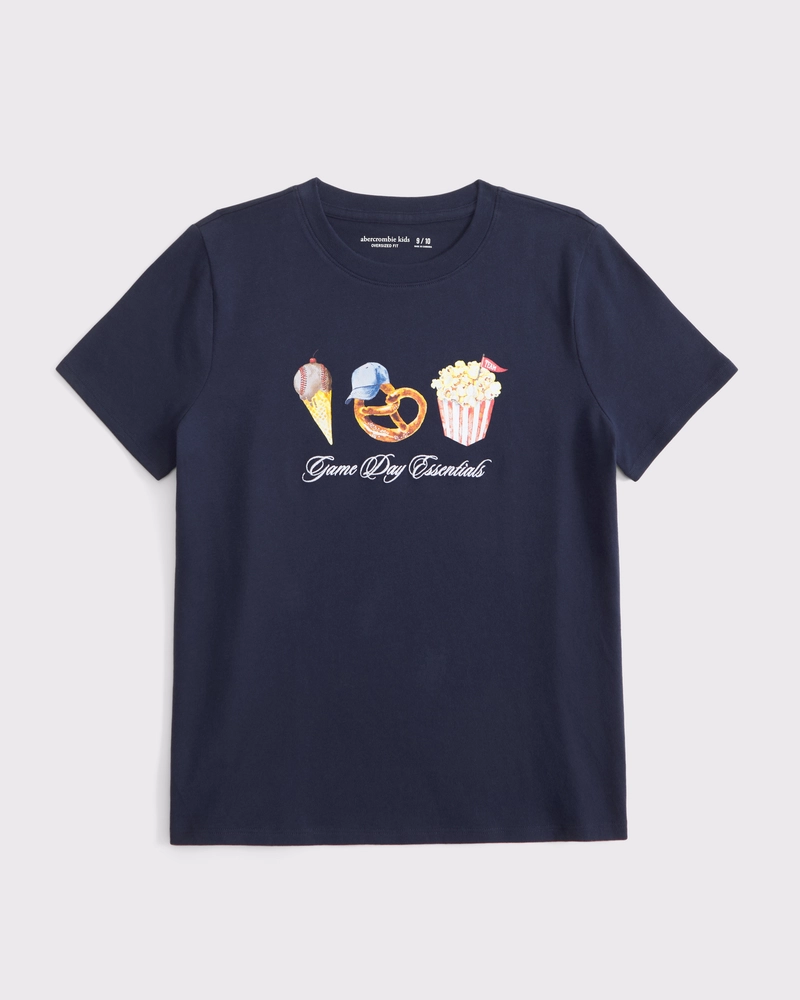 oversized snacks graphic tee