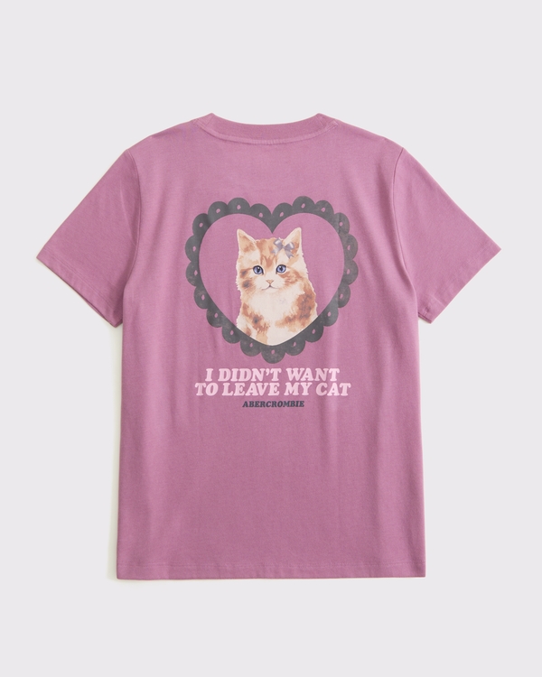 oversized imagery graphic tee, Dusty Orchid view 1