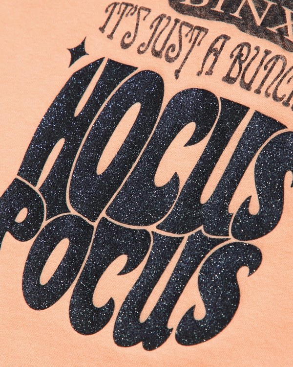 girls oversized hocus pocus graphic tee | girls clearance