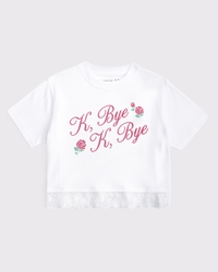 美品✨シャネル17AW GABRIELLE Flocked Print Tee Dolce & Gabbana - Girls Black Rhinestone T-Shirt | Childrensalon