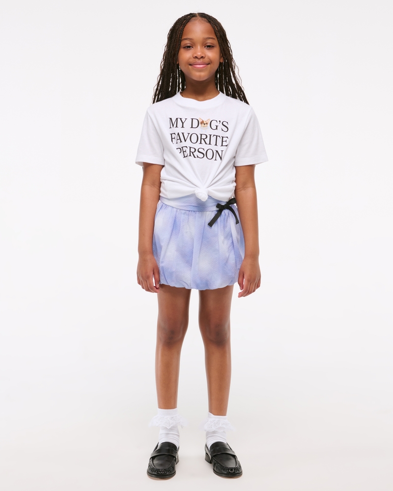 oversized quote graphic tee