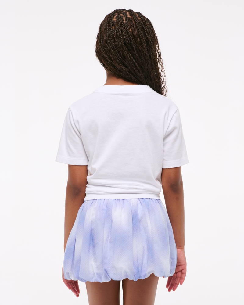 oversized quote graphic tee
