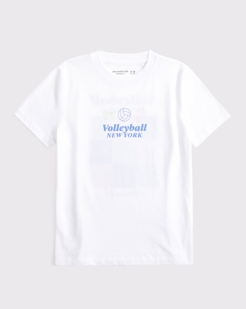 oversized graphic logo tee