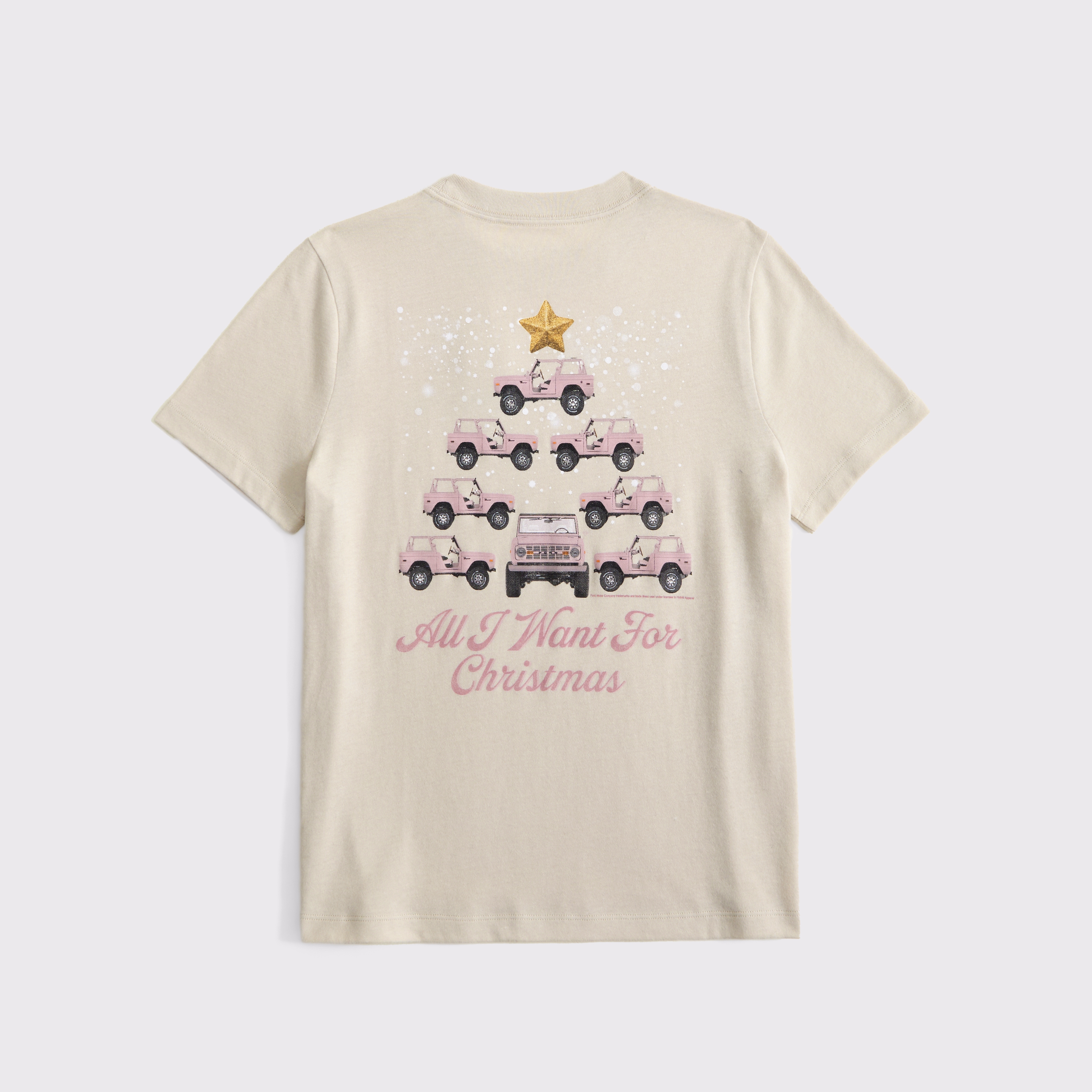 Abercrombie & Fitch Kids' Oversized Ford Graphic Tee In Brown