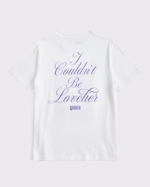 oversized wicked graphic tee, White view 2