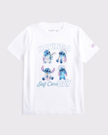 oversized lilo & stitch graphic tee