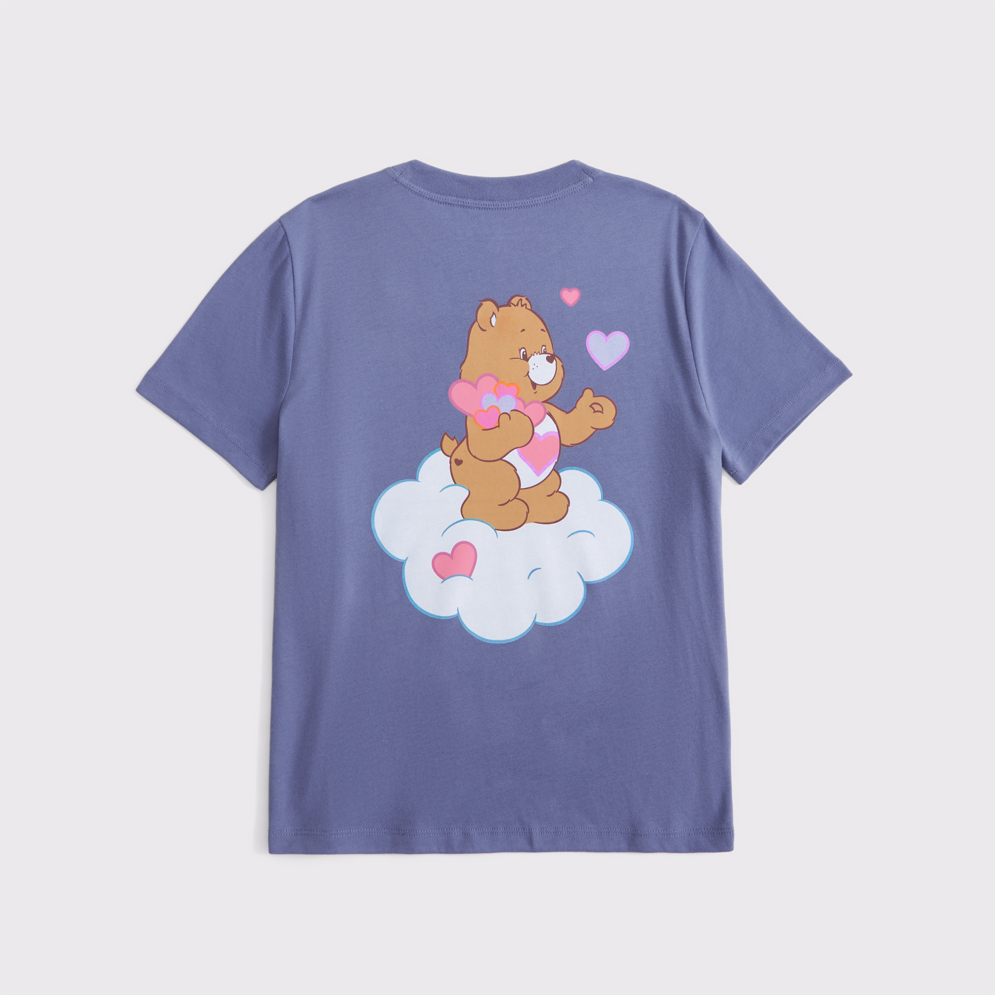 Abercrombie & Fitch Kids' Oversized Care Bears Graphic Tee In White
