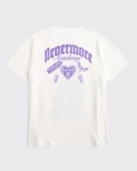 oversized wednesday graphic tee