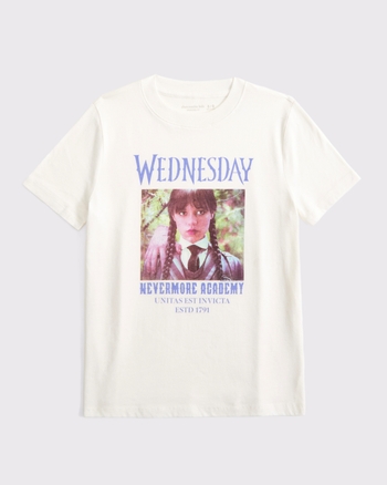 oversized wednesday graphic tee