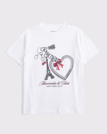 oversized graphic logo tee