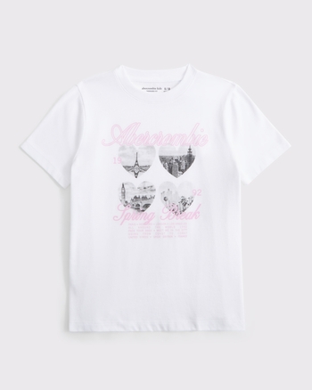 oversized graphic logo tee