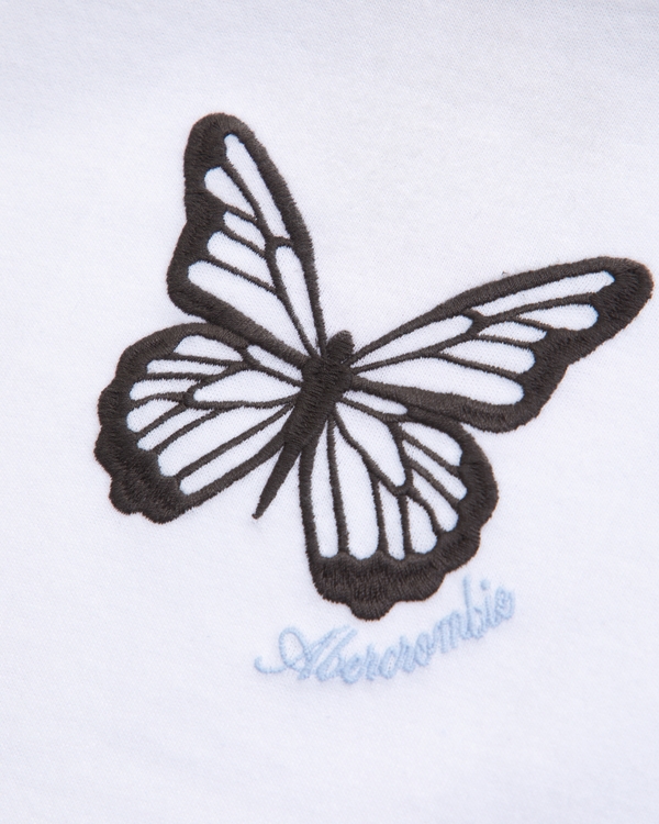 crew logo tee, White view 2