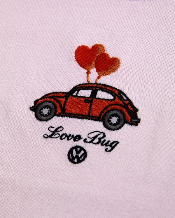 Baby-Tee mit Grafik, Blasses Flieder view 2