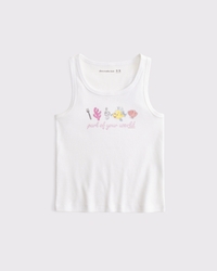 the little mermaid graphic tank