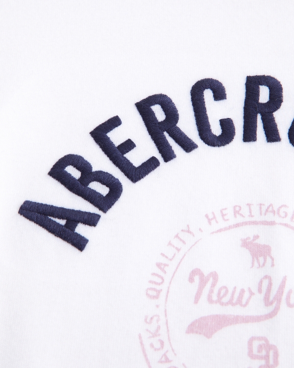 Camiseta con logo y lateral ceñido, White view 2