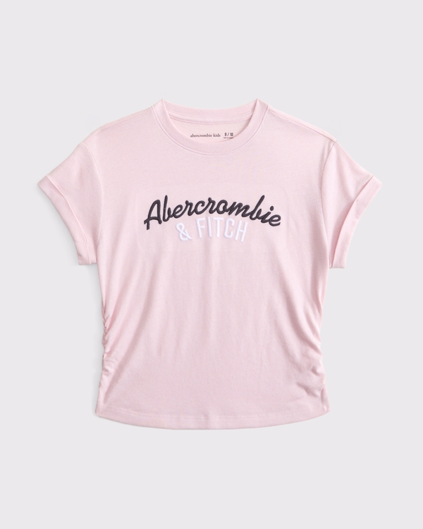 logo side cinch tee, Pale Lilac view 1