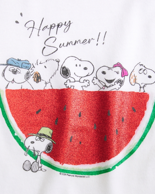 snoopy graphic tee, White view 2