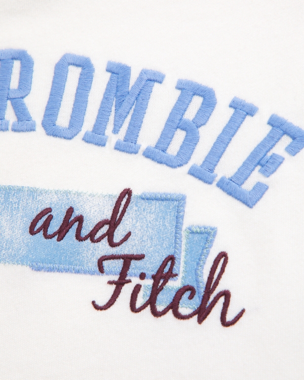 oversized logo tee, Cream view 2