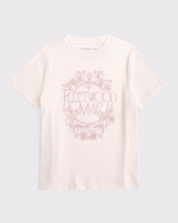 oversized fleetwood mac graphic tee from Abercrombie & Fitch - $29.95