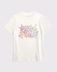 oversized pink floyd graphic tee