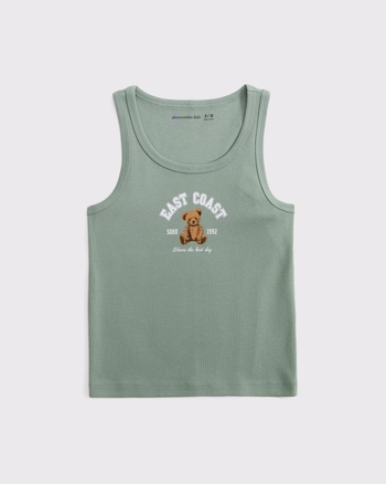 graphic scoopneck rib tank from Abercrombie & Fitch - $16.95