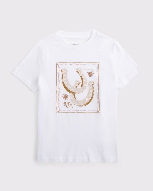 western graphic tee, White view 1